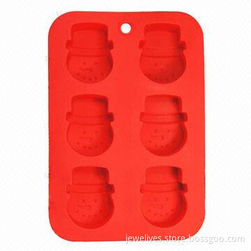 Snowman-shaped Cake Mold, Made of Food-grade Silicone, Bakeware, Cake Pans